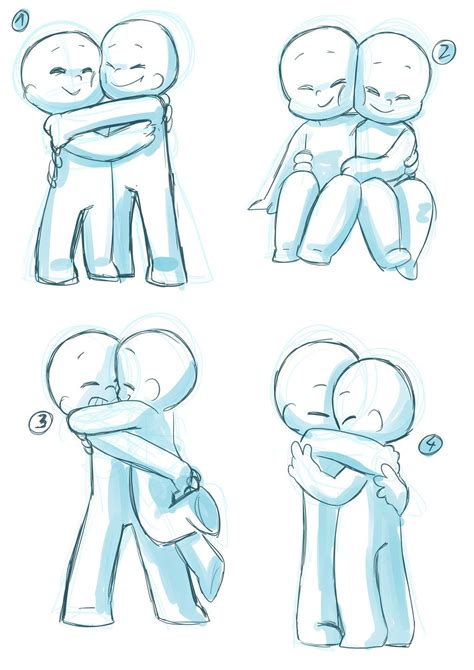 cuddling poses drawing|More.